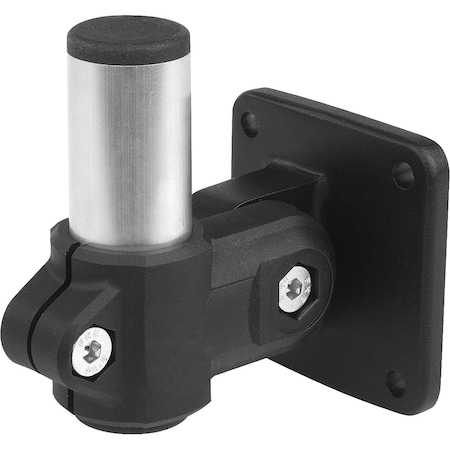 Kipp Monitor Bracket Wall Bracket, Thermoplastic, Comp:Aluminum K1510.3003